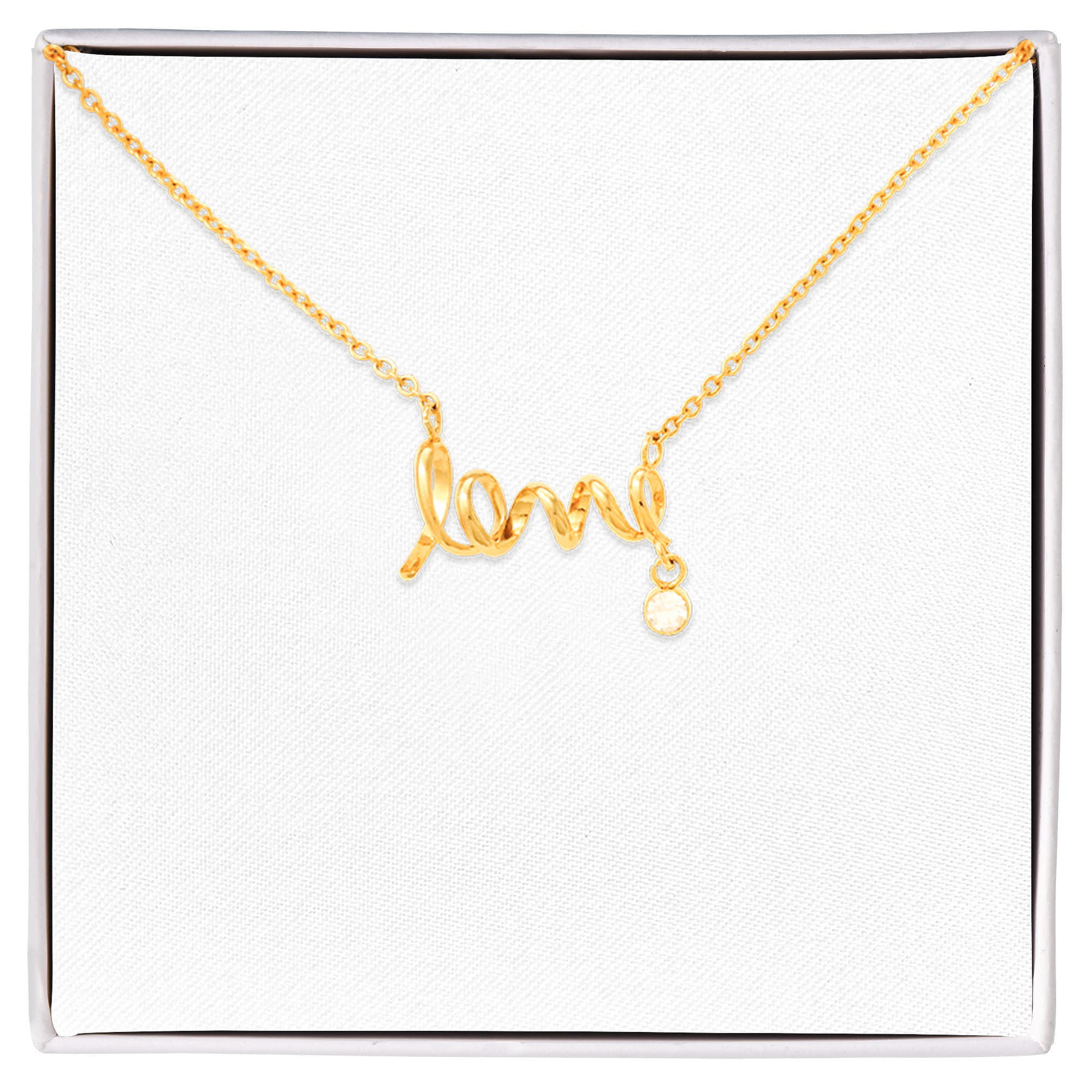 Non Message Card- Love Necklace