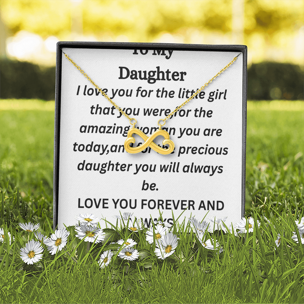 To My Daughter- Endless Love Necklace