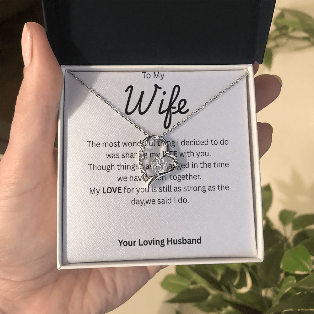 FOR MY WIFE - Forever Love Necklace