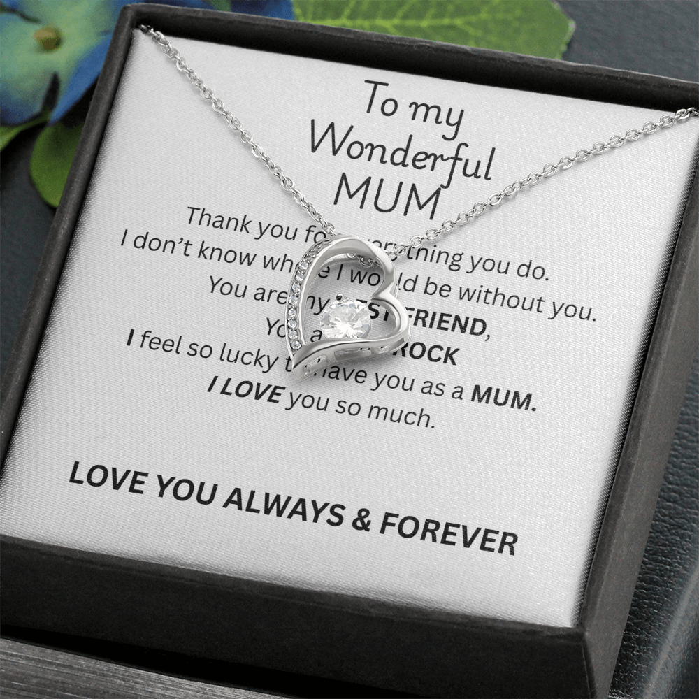 TO MY MUM---Forever Love Necklace