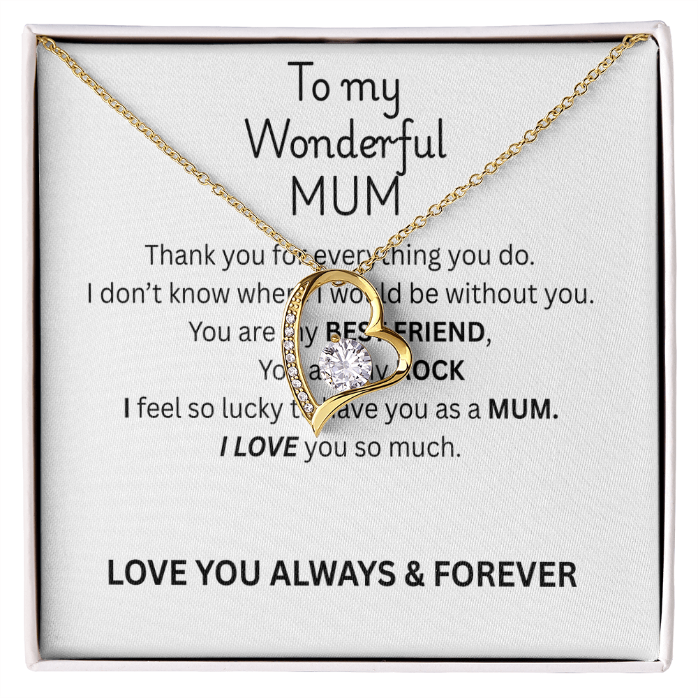 TO MY MUM---Forever Love Necklace