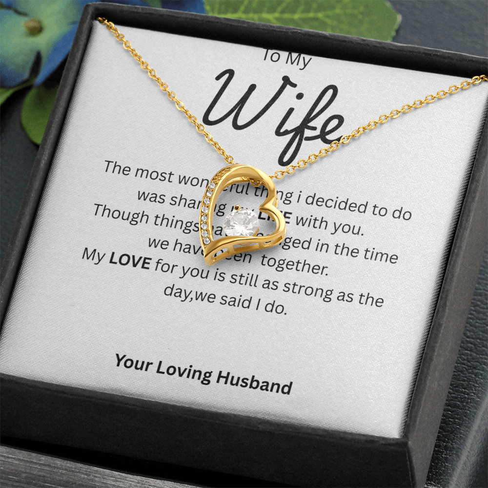 FOR MY WIFE - Forever Love Necklace